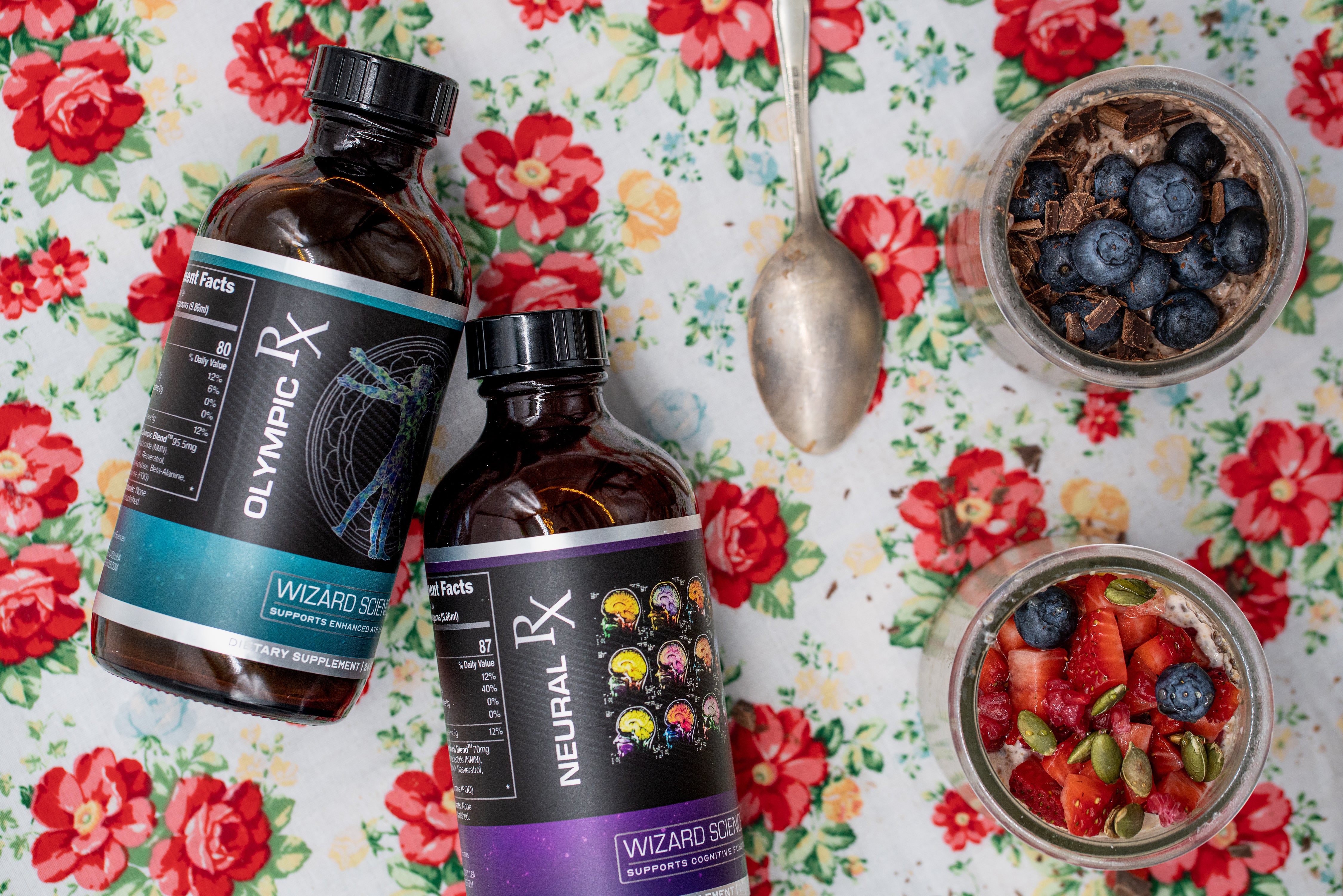 Keto Overnight Oats with Olympic Rx and Neural Rx – Wizard Sciences